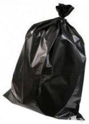 black rubbish bags