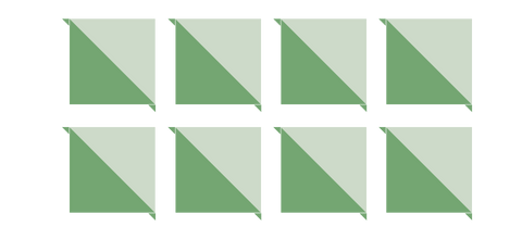 8 half square triangles