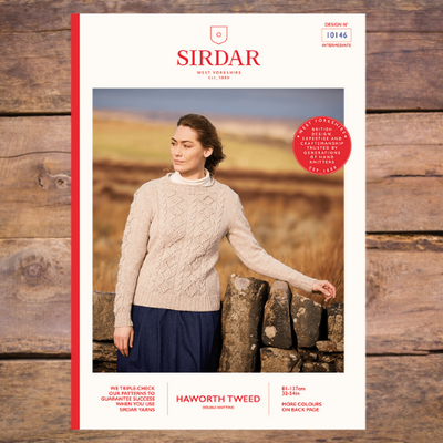 Women's Fairisle Yoke Sweater in Sirdar Haworth Tweed