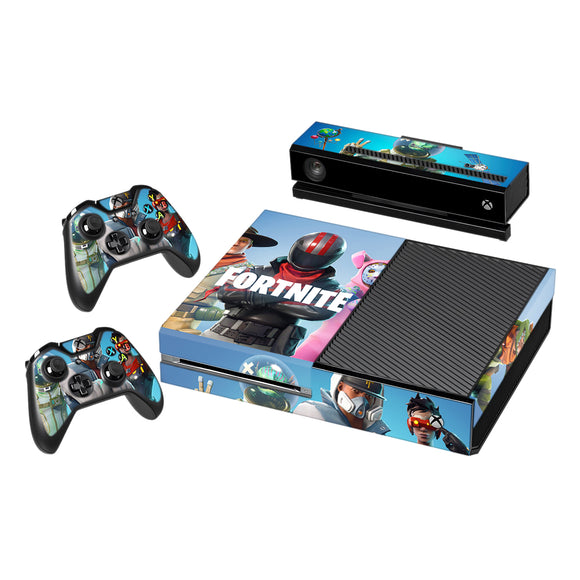Vinyl Decal Protective Skin Cover Sticker For Xbox One Console And 2 - fortnite vinyl decal protective skin cover sticker for xbox one console and 2 controllers 002