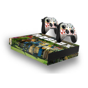 Roblox Protective Vinyl Skin Decal Cover For Xbox One X Console 2 Controllers - roblox xbox one packages