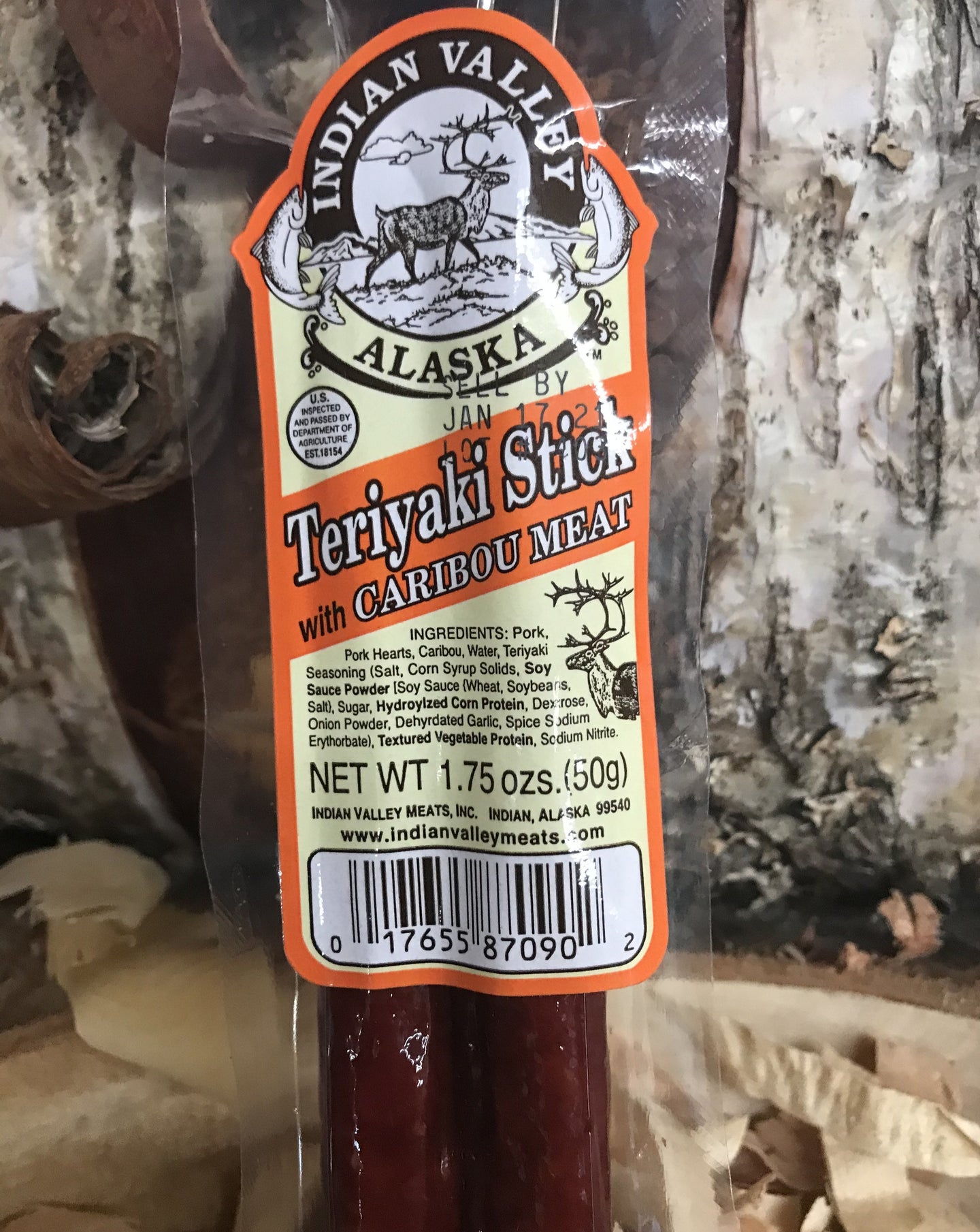 Alaskan Teriyaki Jerky Stick with Caribou Meat – Great Alaskan Bowl Company