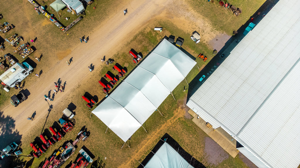 temporary warehouse tent