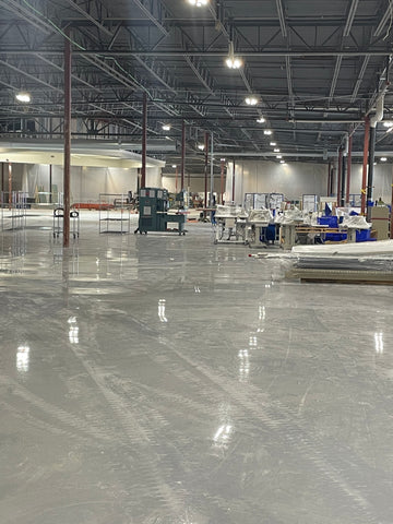 newly renovated manufacturing floor