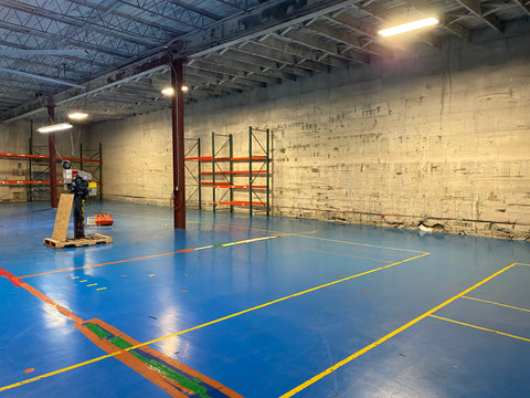 manufacturing facility warehouse floor