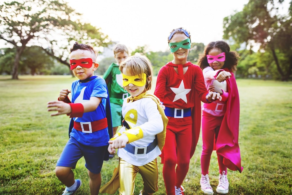 Superhero Tent Party for Kids