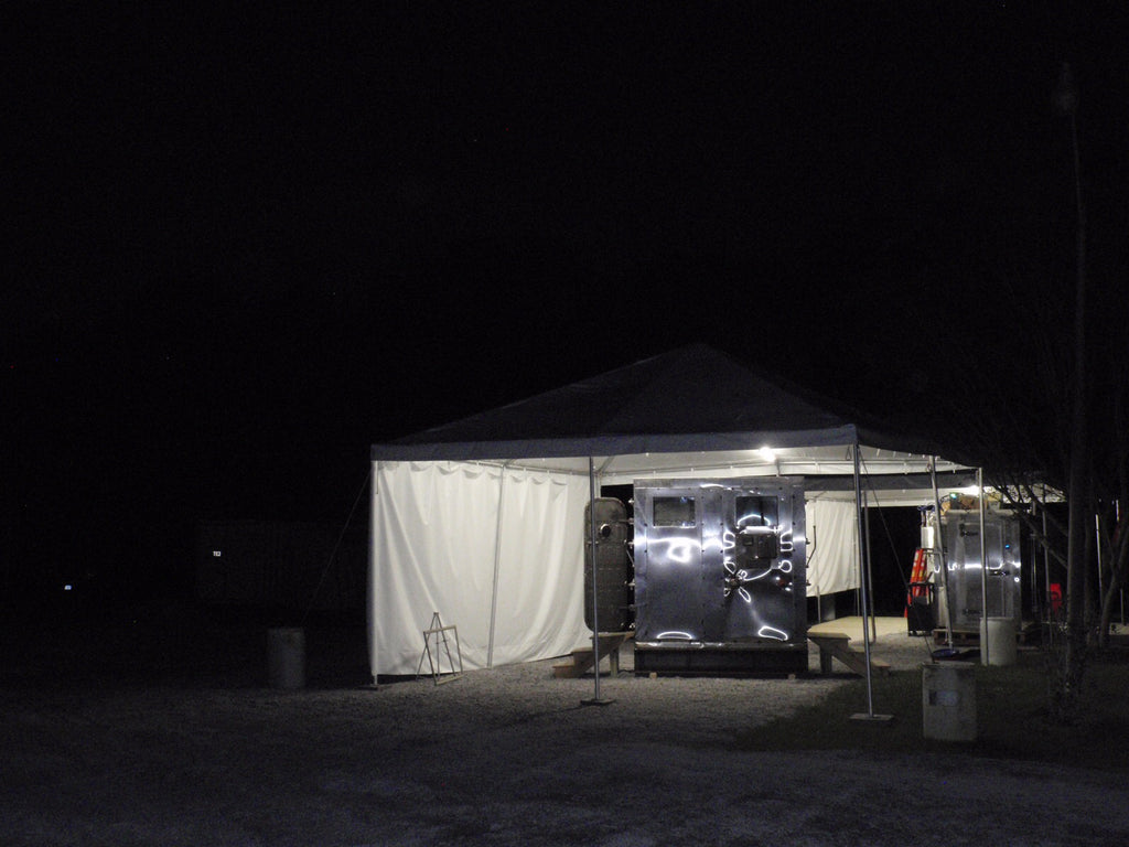 temporary storage tent