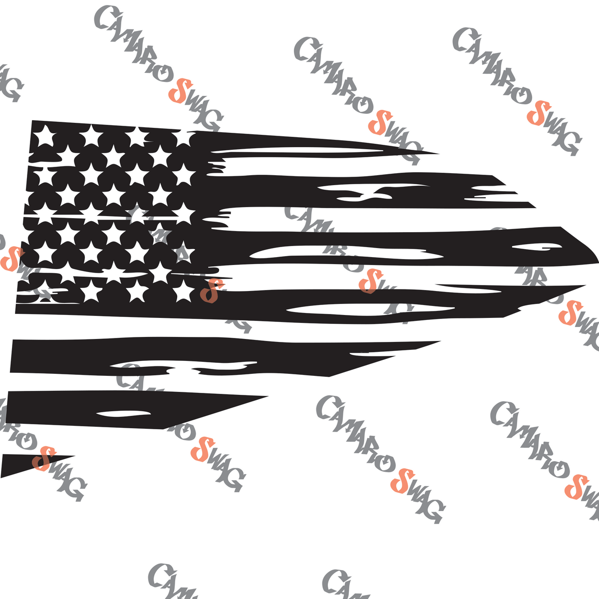 6th Gen Camaro Quarter Window American Flags – Camaro Swag