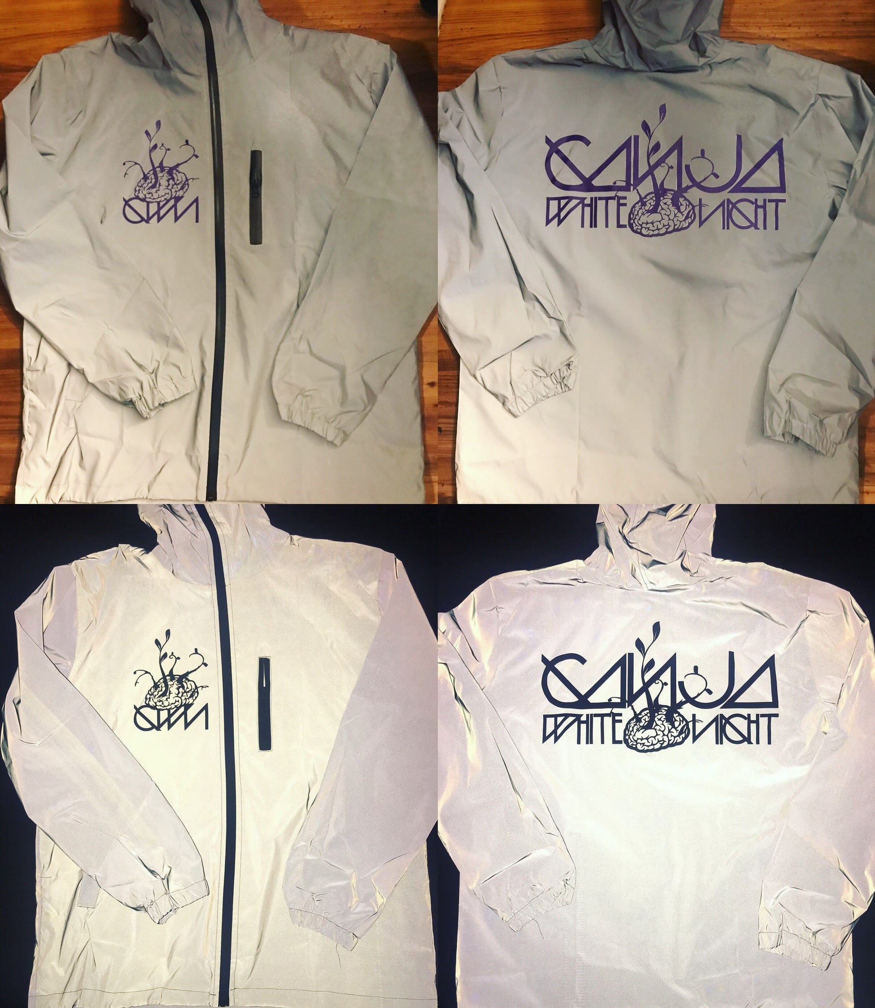 reflective hoodie custom