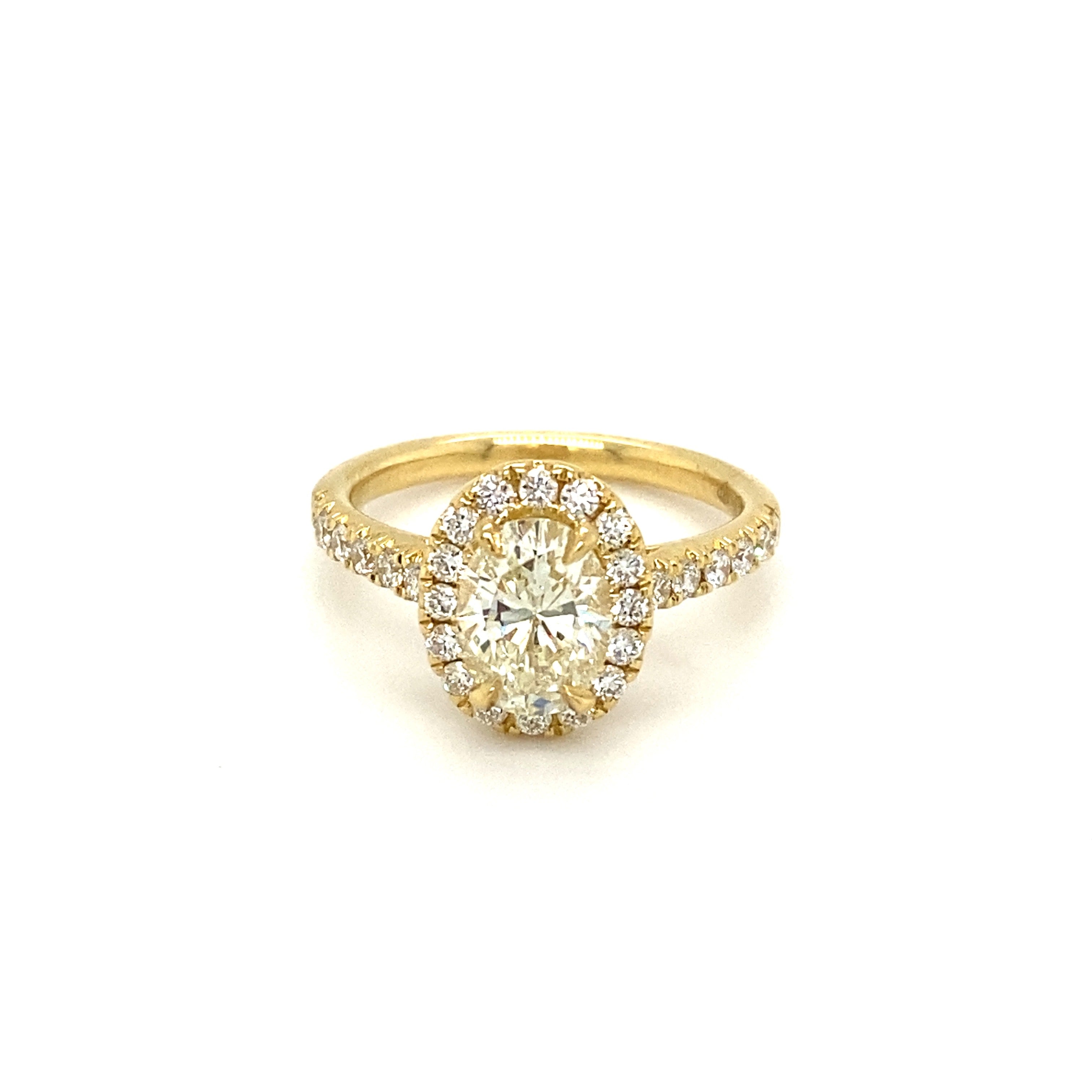 GIA Oval Brilliant Diamond Ring – RockShop