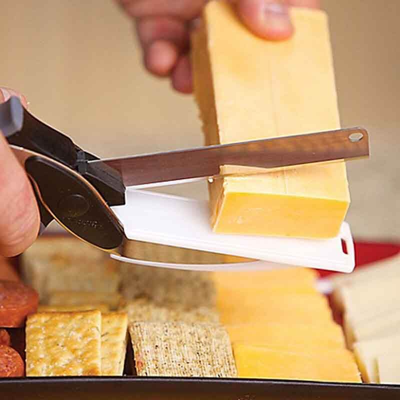 EasyCut 2-in-1 Knife and Cutting Board Food Chopper