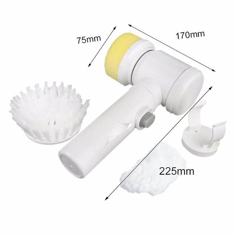 ScrubberPlus™ 5-In-1 Handheld Electric Cleaning & Scrubber Brush