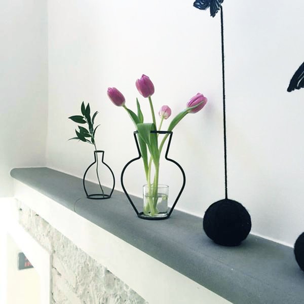 Minimalist Exposed Wire Vase