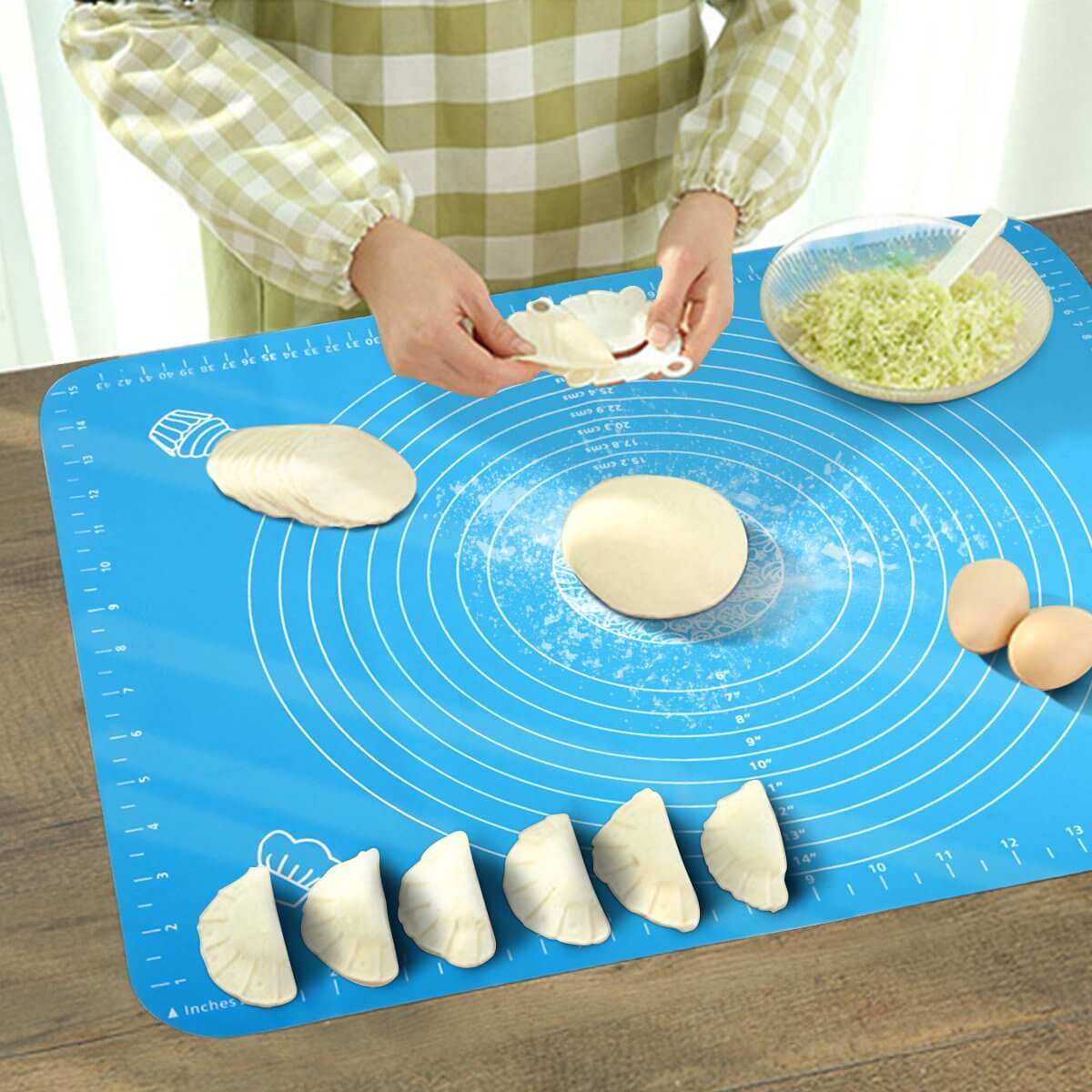 Silicone Pastry Mat Baking Mat Non-Stick Cooking Mat for Rolling