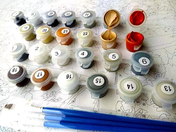 Four Seasons Tree Paint-By-Numbers Kit