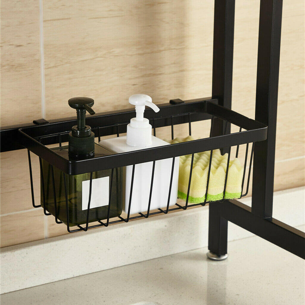 LuxRack™ Customizable Over Sink Dish Drying Rack Kitchen Holder (Upgraded  Design) – Simply Novelty