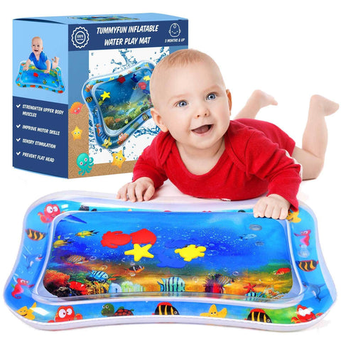 ultimate tummy time inflatable water mat for infants