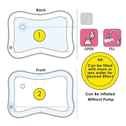 water filled baby play mat