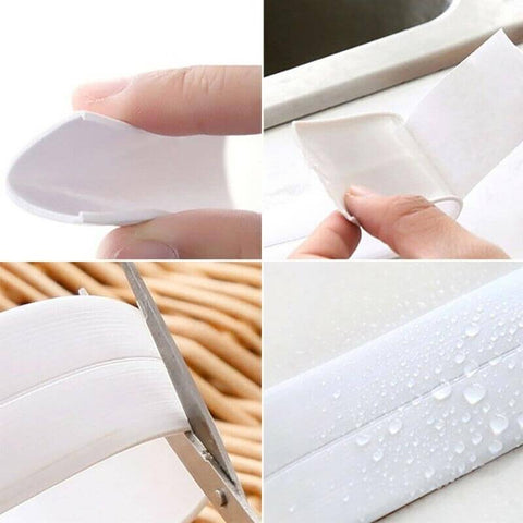 Caulk Tape Strip Anti-Mold Waterproof Self-Adhesive Magic Peel And ...