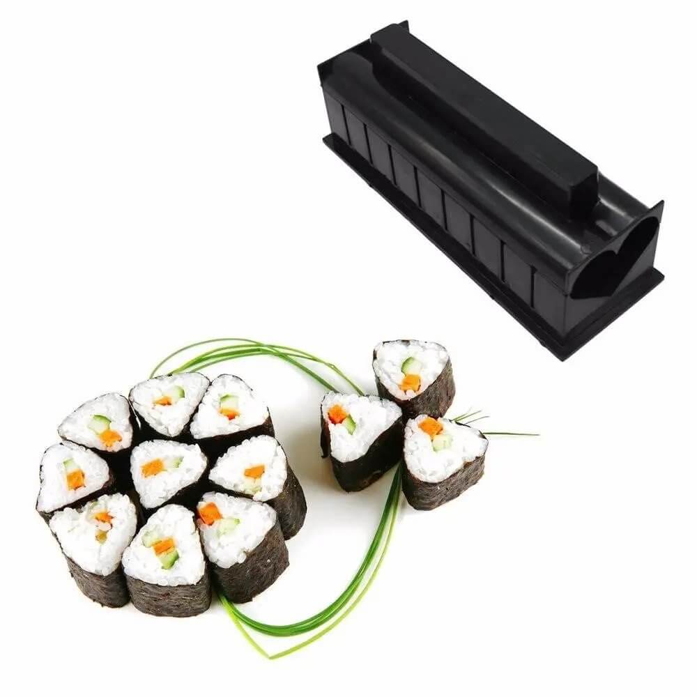 Sushi Maker Set All-In-One DIY Sushi Making Kit (4 Roll Shapes ...