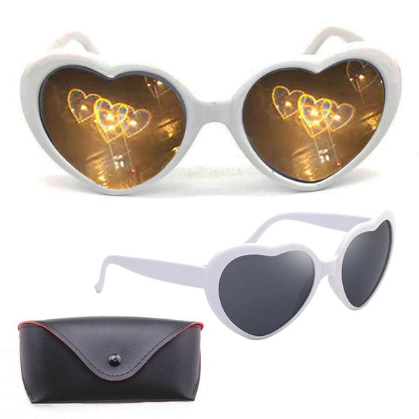heart diffraction sunglasses