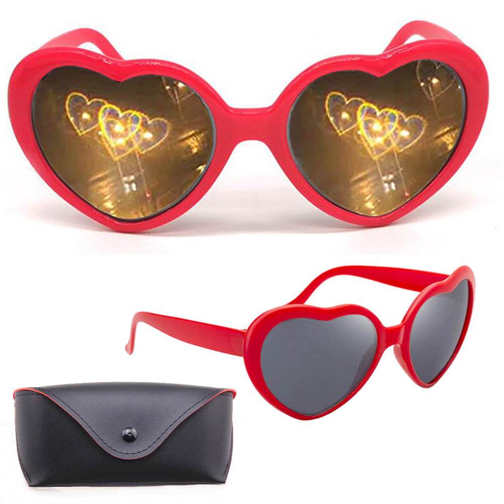 heart diffraction glasses