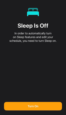 iPhone sleep feature