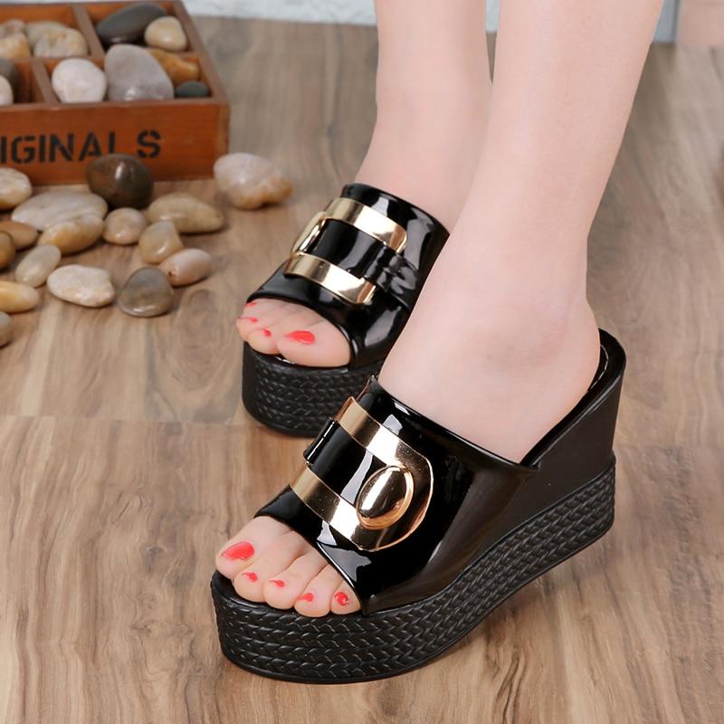 high platform wedge sandals