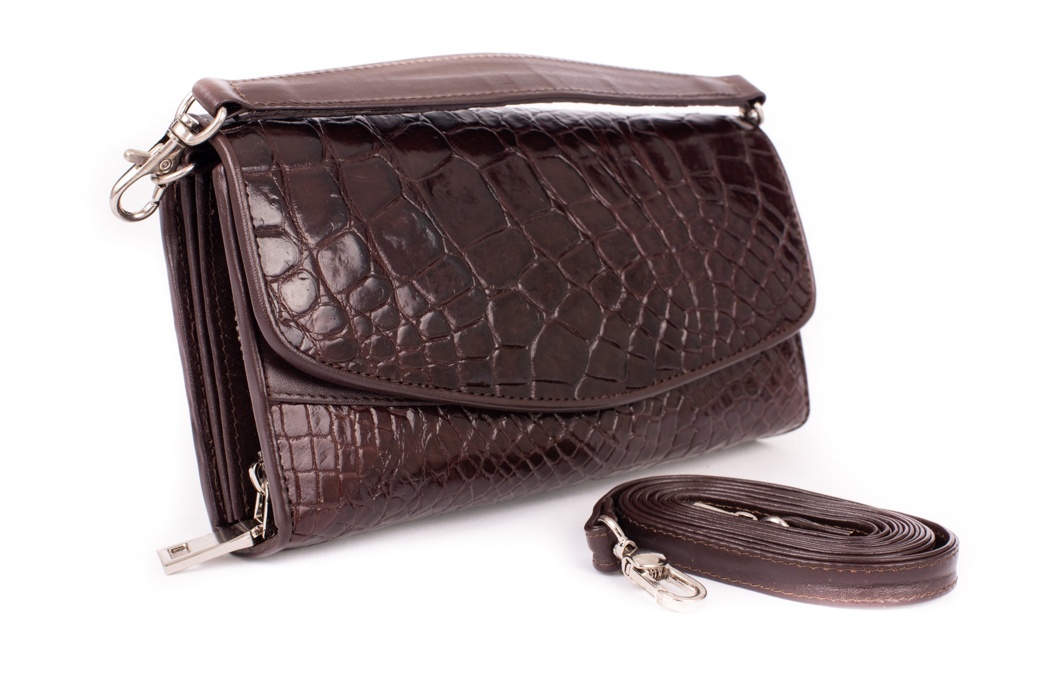 Classic Crocodile Skin Clutch – Crocodile Darwin