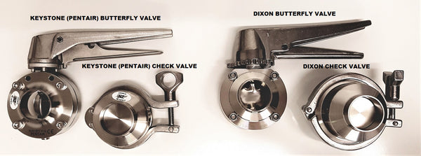 Hygienic Keystone & Dixon Valves