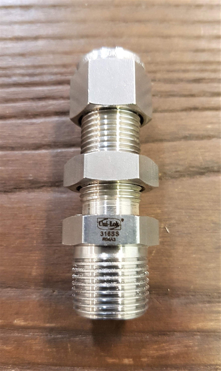 bulkhead compression fitting