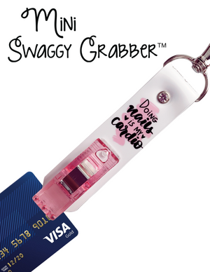 5-in-1 Jewelry Helper Tool & Original Card Grabber The Mini Swaggy Grabber The "DOING NAILS IS MY CARDIO" Original Card Grabber - SWAGGY TAGS™️☆ SWAGGY GRABBER™️ - Bracelet Helper Tool