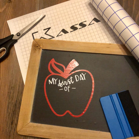 Kassa vinyl sheets cricut explore back to school air silhouette cameo cutting machine