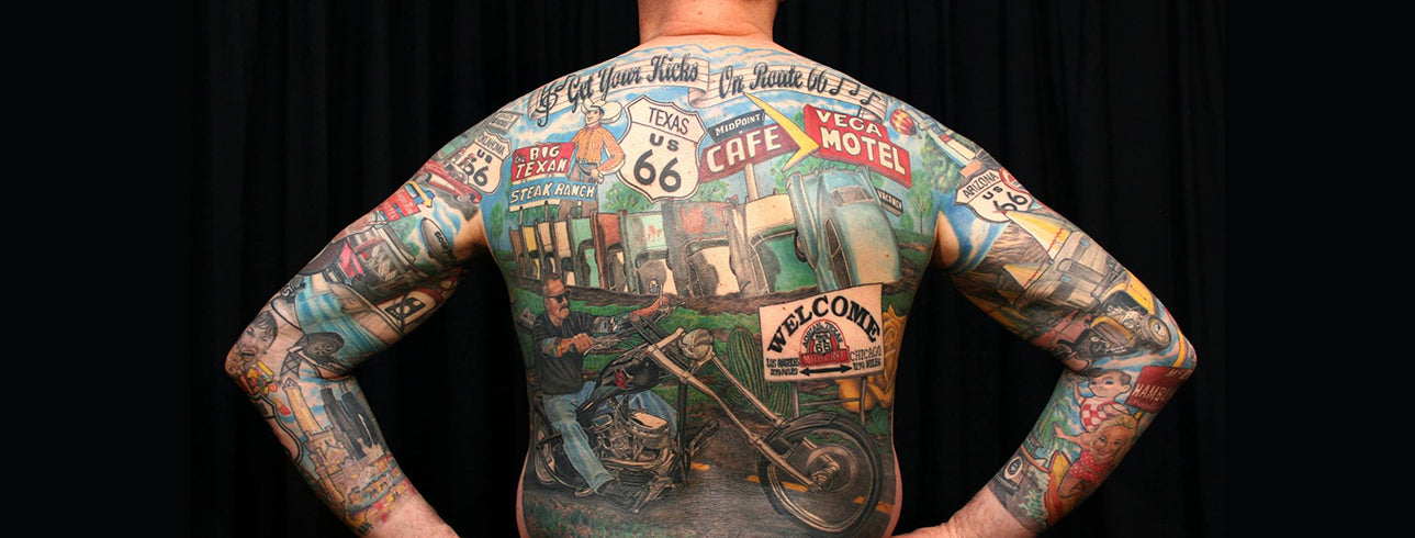 Biker Tattoo Sleeve - maskworld.com