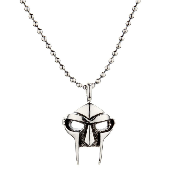 Gladiator Mask Chain Necklace for Men 925 Sterling Silver Warrior Shie – J  F M
