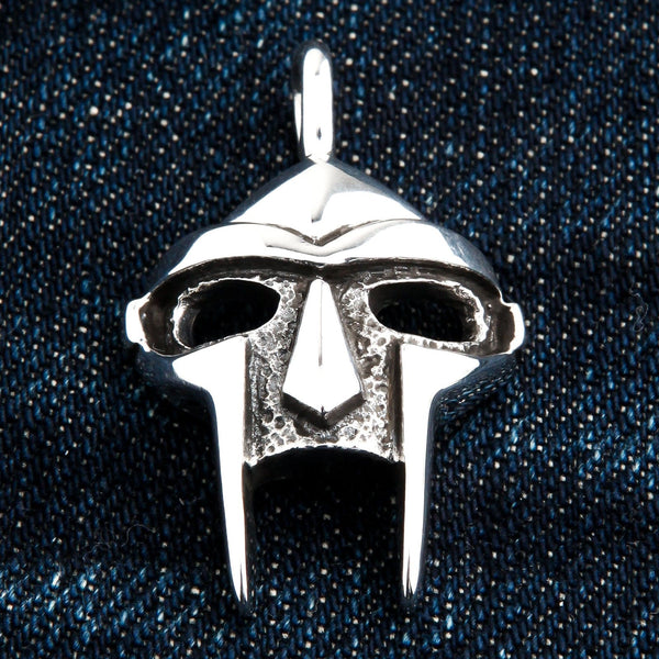 MF Doom Mask Sterling Silver Pendant e198946c 5ad7 41b3 af24