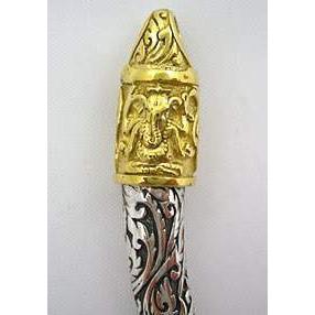 Ganesha Tusk Sterling Silver Pendant