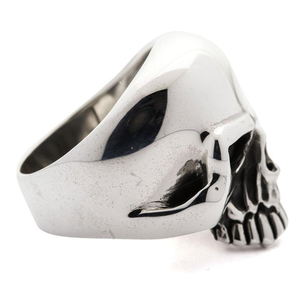 Red Ruby Eyes Skull Rings