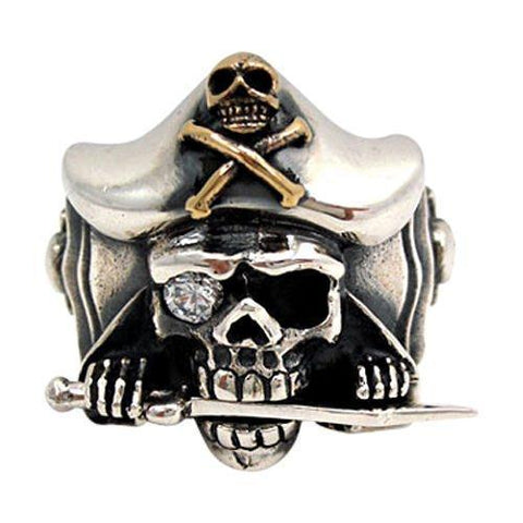 Buy Johnny Depp Replica Ornate Skull Pirate Ring Sterling Silver Jim Ring  Green Eye johnny Jewellery Jim Jimmy Ring Skull Ring Jim Skull Online in  India - Etsy