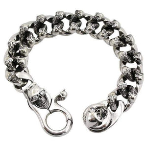 diamond skull bracelet