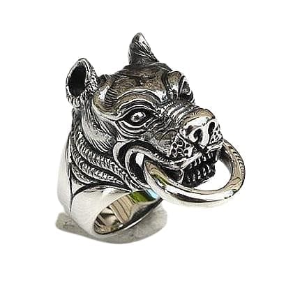 sterling silver pitbull pendant