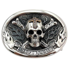 biker belt buckle