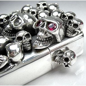 silver skull jewelry