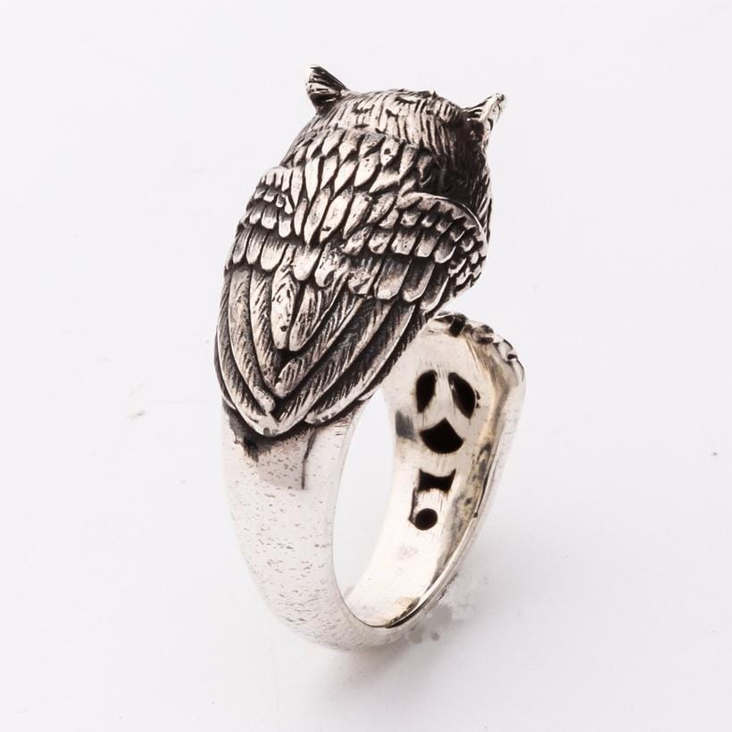 Sterling Silver Owl Ring