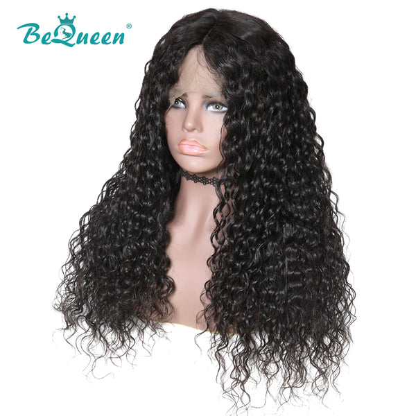 Pré-plucked 360 Lace Frontal Wig Water Wave Human Hair Wigs