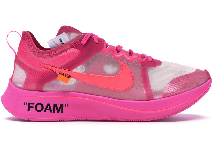 nike off white pink foam