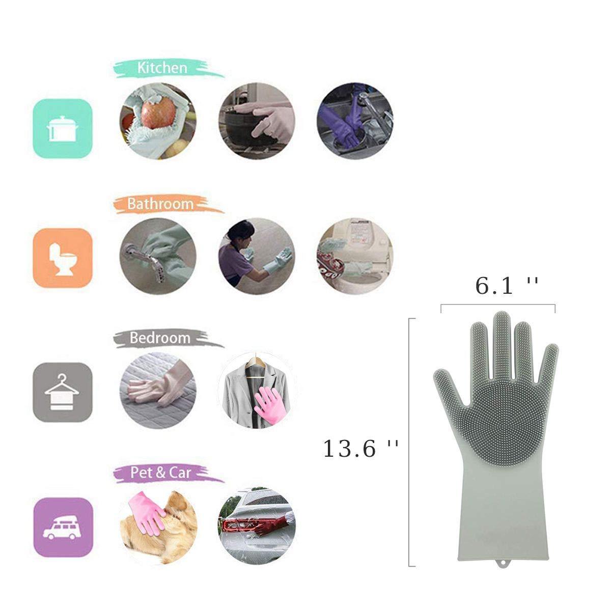 Multifunctional Silicone Dishwashing Magic Gloves