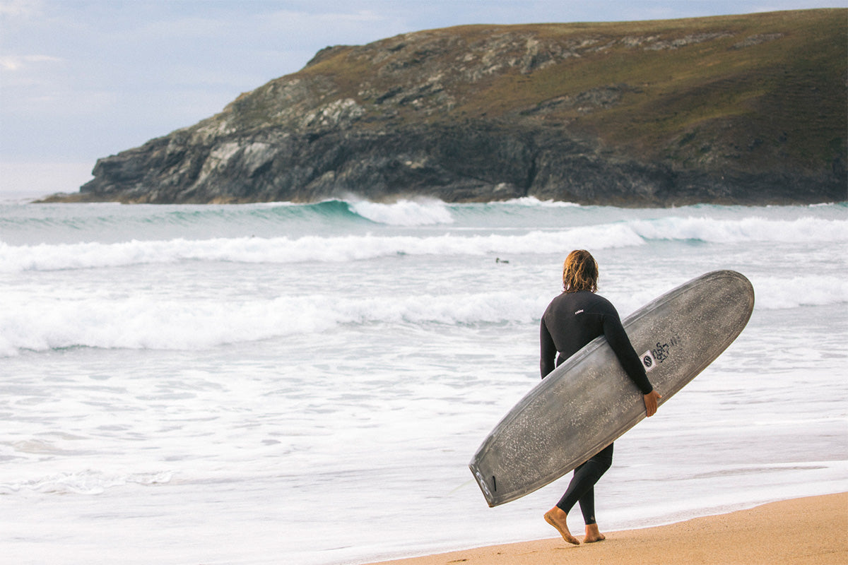 adam bearman griffiths about to surf his session of the season