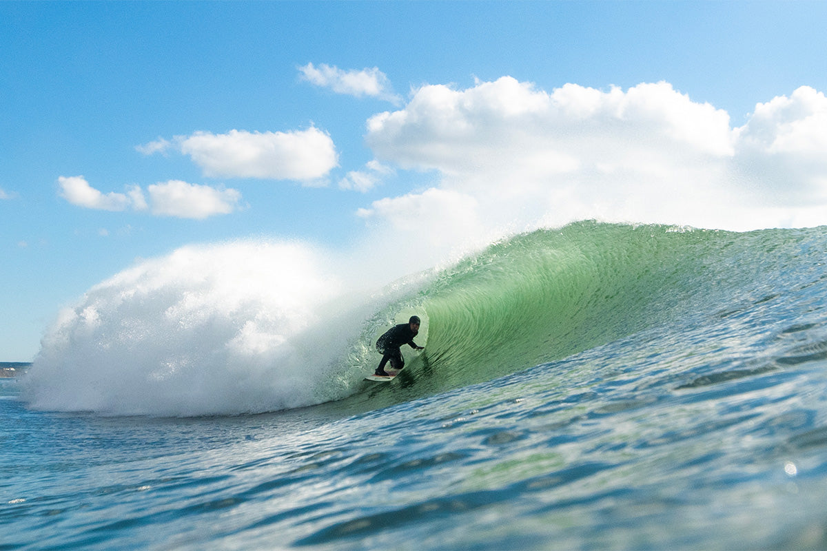 joss ash getting barrelled at porthleven