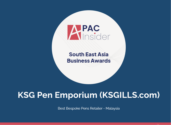 APAC-Insider-South-East-Asia-Business-Award-Best Bespoke Pens Retailer-Malaysia-KSG-Pen-Emporium-KSGILLS.com-Pen-Gifts-Malaysia-Kuala-Lumpur